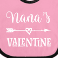 thumbnail image 4 of Inktastic Nana Valentine Grandchild Gift Girls Baby Bib, 4 of 4