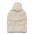 thumbnail image 3 of Time and Tru Women's Pointelle Beanie, One Size Fits Most, Oatmeal Heather, 3 of 3