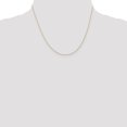 thumbnail image 2 of 14k Yellow Gold 18 Inch .5mm Cable Rope Chain Necklace Pendant Charm Carded, 2 of 10