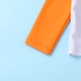 thumbnail image 6 of Younger Tree Toddler Baby Boys Swimsuits Trunk Rashguard Long Sleeve Top Shorts Two Pieces Bathing Suit Swimwear Outfit for 12-18 Months, 6 of 10