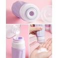 thumbnail image 3 of Mrsdry Travel Bottles for Toiletries 8 Pack, Travel Size Toiletries, Tsa Approved Travel Size Containers 3oz, with Travel Essentials Clear Bag, Leak Proof Silicone Squeezable Creams Jars, 3 of 10