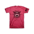 thumbnail image 2 of HOLD FAST Mens Short Sleeve Casual T-Shirt, For God and Country, Red Heather, SM, 2 of 5