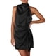 thumbnail image 1 of Vestido PRETTYGARDEN XX-L Mini de Satén sin Mangas con Cinturón, 1 of 8