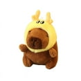 thumbnail image 3 of Capybara Plush Doll Cartoon Keychain Pendant Soft Stuffed Doll Backpack Pendant Car Bag Key Ring Decor Kid Gift Keychain tzw, 3 of 6