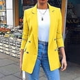 thumbnail image 1 of Ladies Formal Blazer Jacket Suit Coat Casual Outwear, 1 of 2