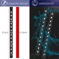 thumbnail image 2 of Labymos Car RGB LED Strip Light Atmosphere Foot Ambient Lights one for BT app, 2 of 7