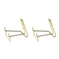 thumbnail image 3 of kurtrusly Contemporary Iron Ores Stone Display Stand Chic Rock Holder Base Home Office Decor Golden L 2Set, 3 of 6
