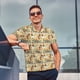 thumbnail image 4 of Fotbe 70s Hippie Style Camiseta Polo de Golf para Hombre con Estampado – Camisa Deportiva Transpirable con Cuello Abotonado-Medium, 4 of 6
