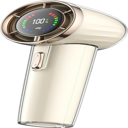 

Cooling Down Quickly with LED Digital Display - Mini Portable Handheld Fan for makeup Camping Travel and Outdoor Use - Perfect 1-100 Speed 6000mAh Battery Operated - Stylish and Conve