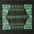 thumbnail image 1 of Ahgly Company Machine Washable Indoor Square Persian Turquoise Blue Traditional Area Rugs, 6' Square, 1 of 4