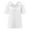 C770 White, variant on Gbsyewxs Shirts For Women Short Sleeve Strappy Lace Solid Color Fashion Summer Womens T Shirt Black