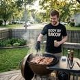 thumbnail image 2 of Mens Body By Bacon T Shirt Funny Bacon Eating Shirt Lover Gift for Dad Grilling Graphic Tees, 2 of 9