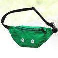 thumbnail image 3 of Miangastore 1 Ensemble Sac Banane Vert en Nylon Sac de Taille pour Enfant avec Fonction de Rangement Forme Carrée, 3 of 9
