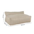 thumbnail image 5 of Puff doble Solen Beige Kessa Muebles, 5 of 5