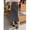 Grey, variant on Grey Washed Straight Cut A-Line Denim Skirt Mid-Length