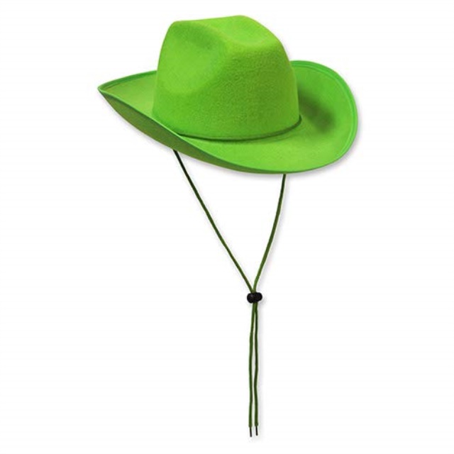 beistle 60846-lg felt cowboy hat, 6 per 