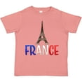 thumbnail image 3 of Inktastic France Eiffel Tower Flag in Text Boys or Girls Toddler T-Shirt, 3 of 5
