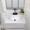 thumbnail image 6 of 25 Inch Cultured Marble Vanity Top with Backsplash, Improved Package, White – Design House, 586222, 6 of 14