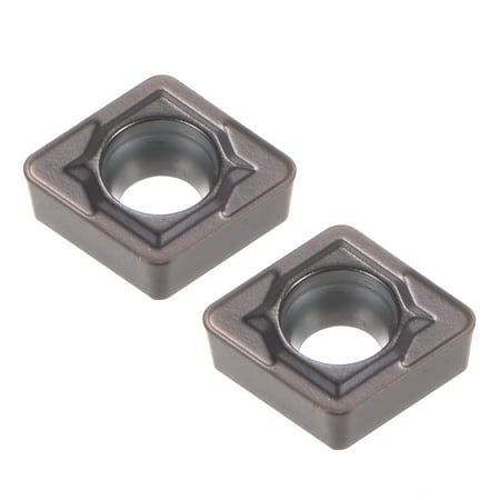 

Uxcell Carbide Turning Inserts CCMT060208-MA NZ3308 CNC Lathe Indexable K21/M30 2Pack