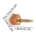 thumbnail image 2 of EXHUMKY 20Ud Puntas En Forma U Para Reemplazo De Con Tpu Para Restauración Rápida, 2 of 6