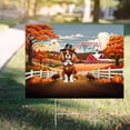 thumbnail image 4 of Thanksgiving Cavalier King Charles Spaniel Pilgrim Grateful, Thankful, Blessed Fall Welcome Yard Sign Dog Lover Gifts Outdoor Home Lawn Garden Porch Decor - 00021, 4 of 5