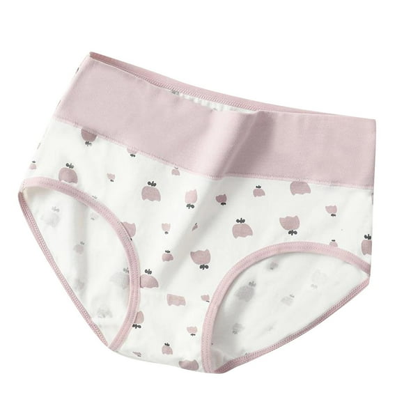 DondPO Womens Underwear Japanese Girl Cute Large Size Soft Skin Friendly Female Briefs Student Underwear Womens Sexy Underwear Seamless Underwear For Women Gray 2XL Clearance！