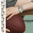 thumbnail image 5 of Correa De Reloj De Silicona Compatible Con Apple Watch 38 Mm, 40 Mm, 41 Mm, 42 Mm Para Series Ultra 2/1 Se 10 9 8 7 6 5 4 Correa De Repuesto Ajustable Suave (Caballo Lindo), 5 of 5