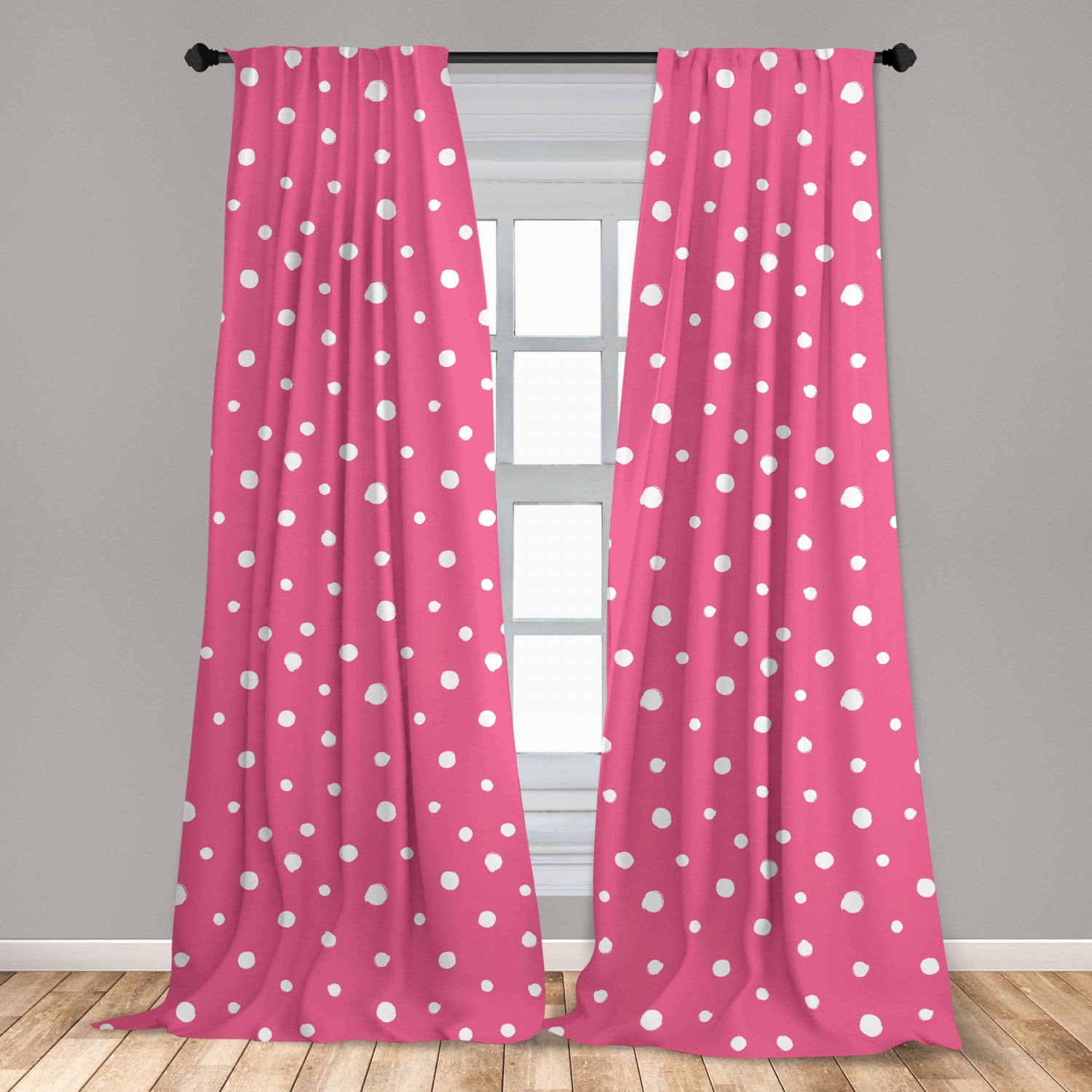CATS BEDDING OR CURTAINS CUTE KITTENS KITTY POLKA DOT HEARTS BUTTERFLY PINK BLUE 