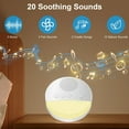 thumbnail image 3 of White Noise Machine for Sleeping   20 Soothing Sounds Machine with Baby Night Light  Timer and Memory Function, 3 of 6