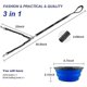 thumbnail image 1 of Double Dog Leash, Double Dog Leash With Reflective Hook, Two Adjustable Dog Leashes, Tangle Free 360 Rotation, Bungee Jumping Design, 23 Inch Foldabl, 1 of 3