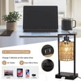 thumbnail image 2 of Farmhouse Rattan Table Lamps Set of 2, 2 of 5