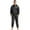 Type B Black, variant on Men's Sauna Suits PVC Hooded Long Sleeve Sweatshirt And Pants Sports Workout Tracksuit Type B Black S