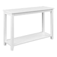 thumbnail image 1 of 48" Indoor Coastal Wood Sofa Table - Solid White, 1 of 5