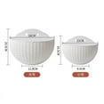 thumbnail image 6 of 1Pack Wall and Railing Plastic Pots, Hanging Planters with S Hooks, Indoor and Outdoor Half Round Plant Holders for Fence, Balcony or Rails（No flowers）, 6 of 6