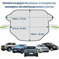 thumbnail image 5 of Protector contra heladas para parabrisas, protección de parabrisas de invierno, cubierta para parabrisas de coche, 3 magnéticos, universal para coche antiescarcha, nieve, hielo, lluvia y, 5 of 5