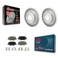 thumbnail image 1 of Transit Auto Rear Coated Disc Brake Rotors and Ceramic Pads Kit for Car Mazda 3 Sport KGC-101884, 1 of 11