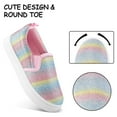 thumbnail image 5 of Bocca Kid's Slip on Sneakers Colorful Girls Canvas Walking Shoes Size 1, 5 of 8