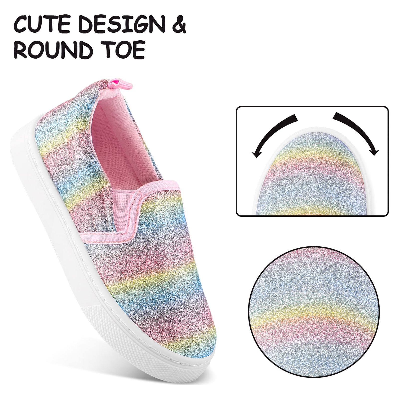 Bocca Kids Slip-On Canvas Sneakers, Colorful photo 4