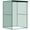 Dark Green, variant on Outsunny 8' x 4' Crop Cage, Plant Protection Tent with Zippered Doors