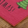 thumbnail image 2 of Mohawk Home Prismatic Christmas Trees Red Contemporary Theme Christmas Precision Printed Scatter, 2'x3'4", Red, 2 of 6