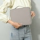 thumbnail image 1 of Funda para tableta, bolsa de almacenamiento multicapa, organizador compacto de dispositivos electrónicos, estuche de viaje de negocios, plegable y portátil, de neopreno, para oficina., 1 of 7