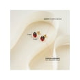 thumbnail image 5 of 14k Yellow Gold Red Enamel Ladybug Screw Back Earrings for Infants to Toddlers, 5 of 6