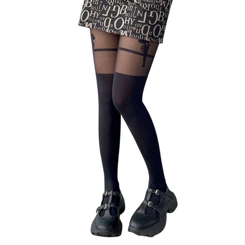 ZUARFY Women Girls Gothic Punk Black 