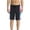 Black, tie dye, variant on Mens Hybrid Shorts Black Medium