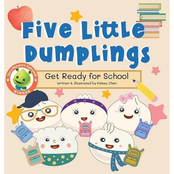 Five Little Dumplings Get Ready for School, (Hardcover)