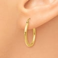thumbnail image 3 of 14K 2x20mm Polished Hoop Earrings 14k Yellow Gold Earrings, 3 of 4