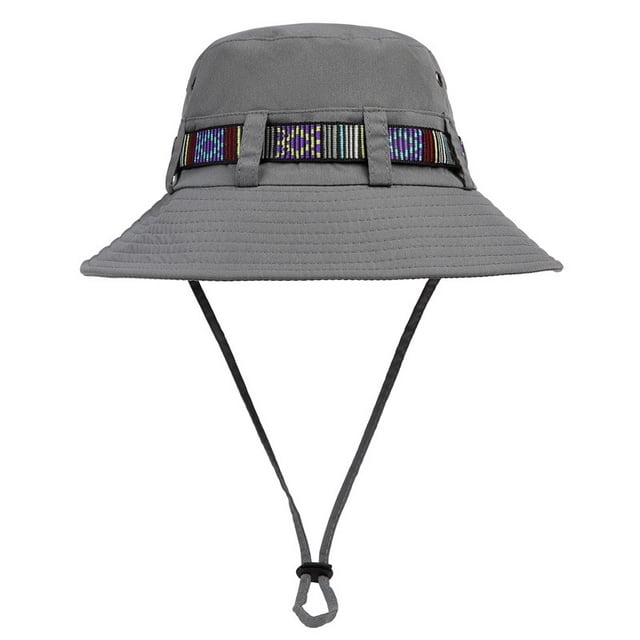 Sombreros de Sol para Mujeres Vintage Estilo Occidental Sombrero de Sol Protector Solar Respirable Sombrero de Cuerda Ajustable