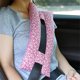 thumbnail image 1 of 2 piezas de fundas para correa de asiento de automóvil para cochecito de bebé, cojín de cinturón de seguridad suave universal para recién nacidos, bebés y niños (negro), 1 of 1