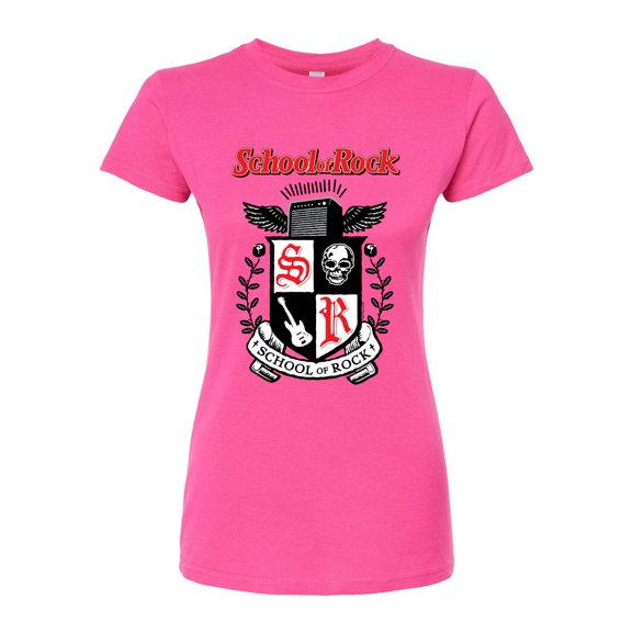 School of Rock - School Crest - Juniors Fitted Graphic T-Shirt