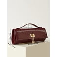 thumbnail image 4 of REMANLAND Women's PVC Tote Handbag, Evening Handbag with Detachable Chain Strap for Wedding Party Prom, 4 of 6